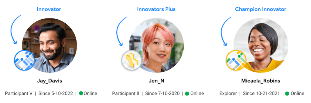 Google Cloud Innovators and Community help you achieve image 53 innovators and community