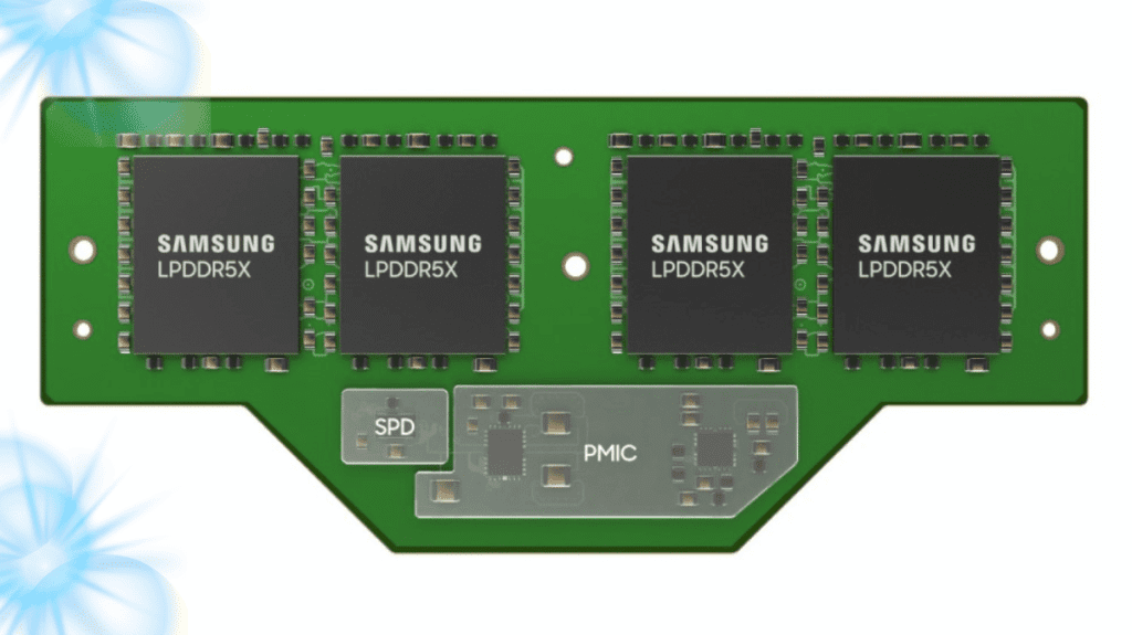 Applications of LPCAMM Memory Modules LPCAMM 2 samsung LPDDR5X