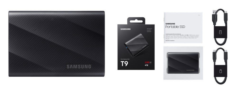 Top Portable SSD T9 for Content Creators Portable SSD T9 PR main1 Samsung Portable SSD T9