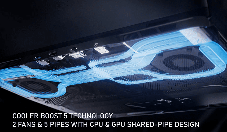 MSI Pulse 16 AI C1V: Ultimate AI Gaming Laptop image 50 Cooler boost 5 technology
