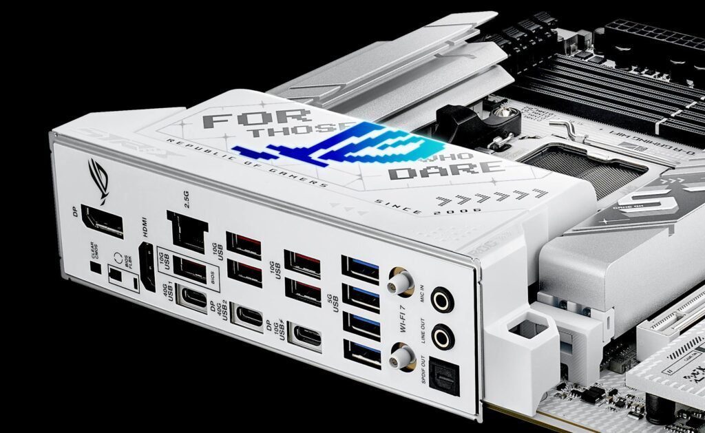 Flexible And abundant USB Ports in ROG Strix X870-A Gaming WiFi motherboards