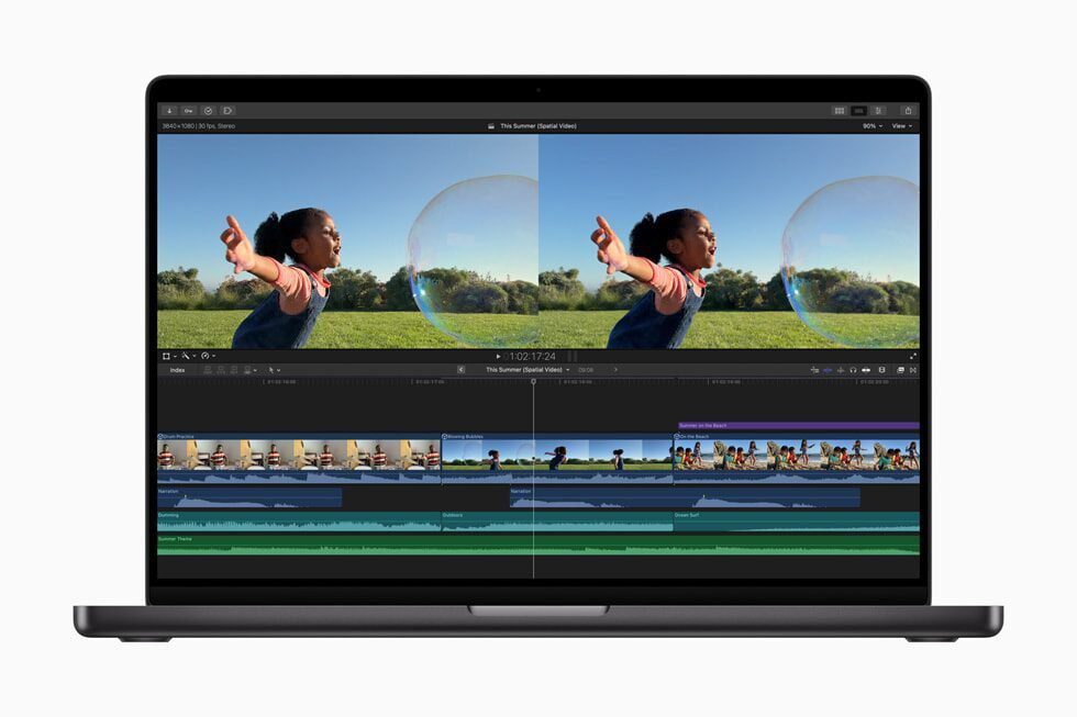 Spatial Video Editing for Apple Vision Pro