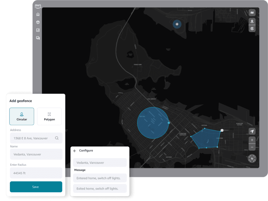 Use location-based monitoring to set off notifications automatically