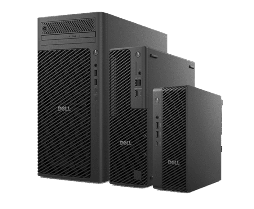 The Dell Pro Max desktops combine space-spacing design, scalability and leading performance The Dell Pro Max desktops combine space-spacing design, scalability and leading performance